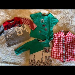Four boy shirts